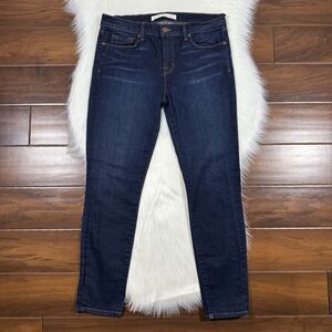 J‎ Brand Women's Size 29 Dark Vintage Wash Capri Cropped Denim Jeans